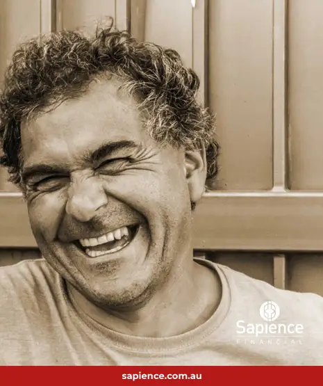 smiling middle aged male face